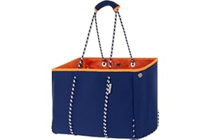 QOGiR Neoprene Multipurpose Beach Bag Tote with Inner Zipper Pocket … … … …