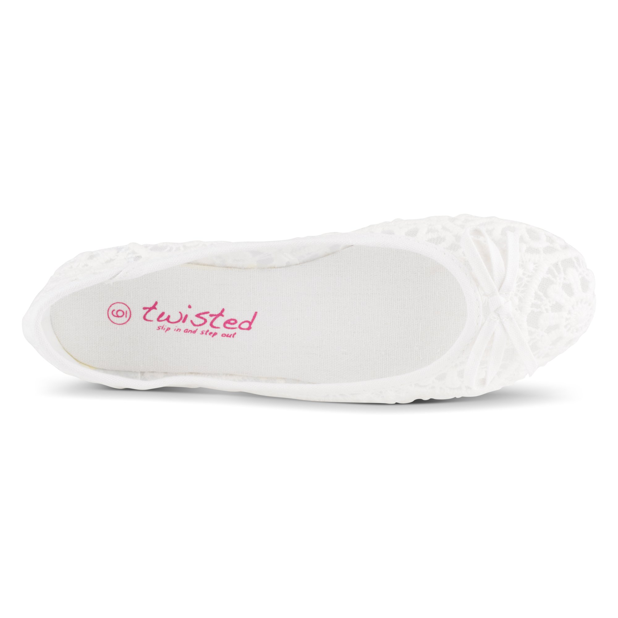 Twisted Slip In and Step Out womens Flats,ballet - Image 3