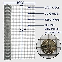 Salmut Hardware Cloth 1/2 in. x 2 ft. x 100