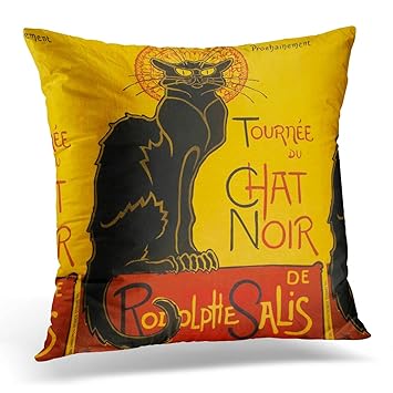 Amazoncom Vanmi Throw Pillow Cover Funny Toulouse Vintage