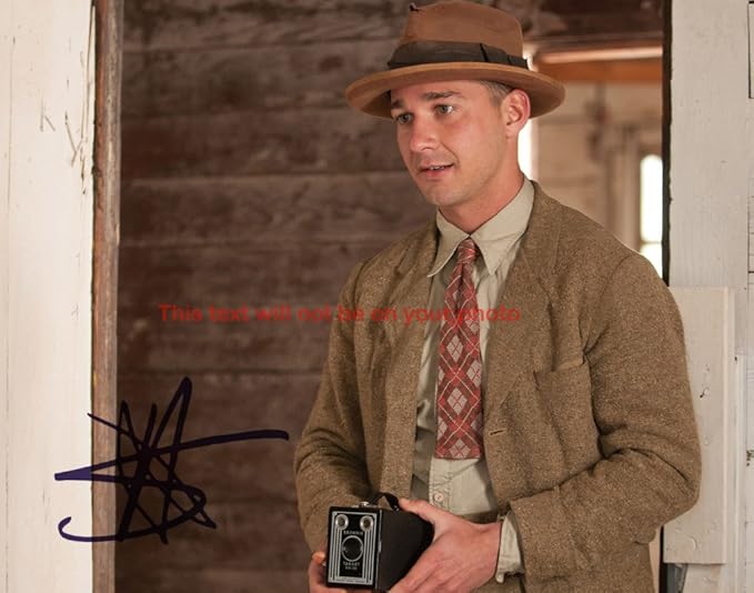 Shia Labeouf Lawless Autographed 11x14 Poster Preprint Photo At Amazon S Entertainment Collectibles Store