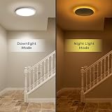 Matane LED Ceiling Light Dimmable 18W with Remote 3000K-6500K Round 8.7 in view 8