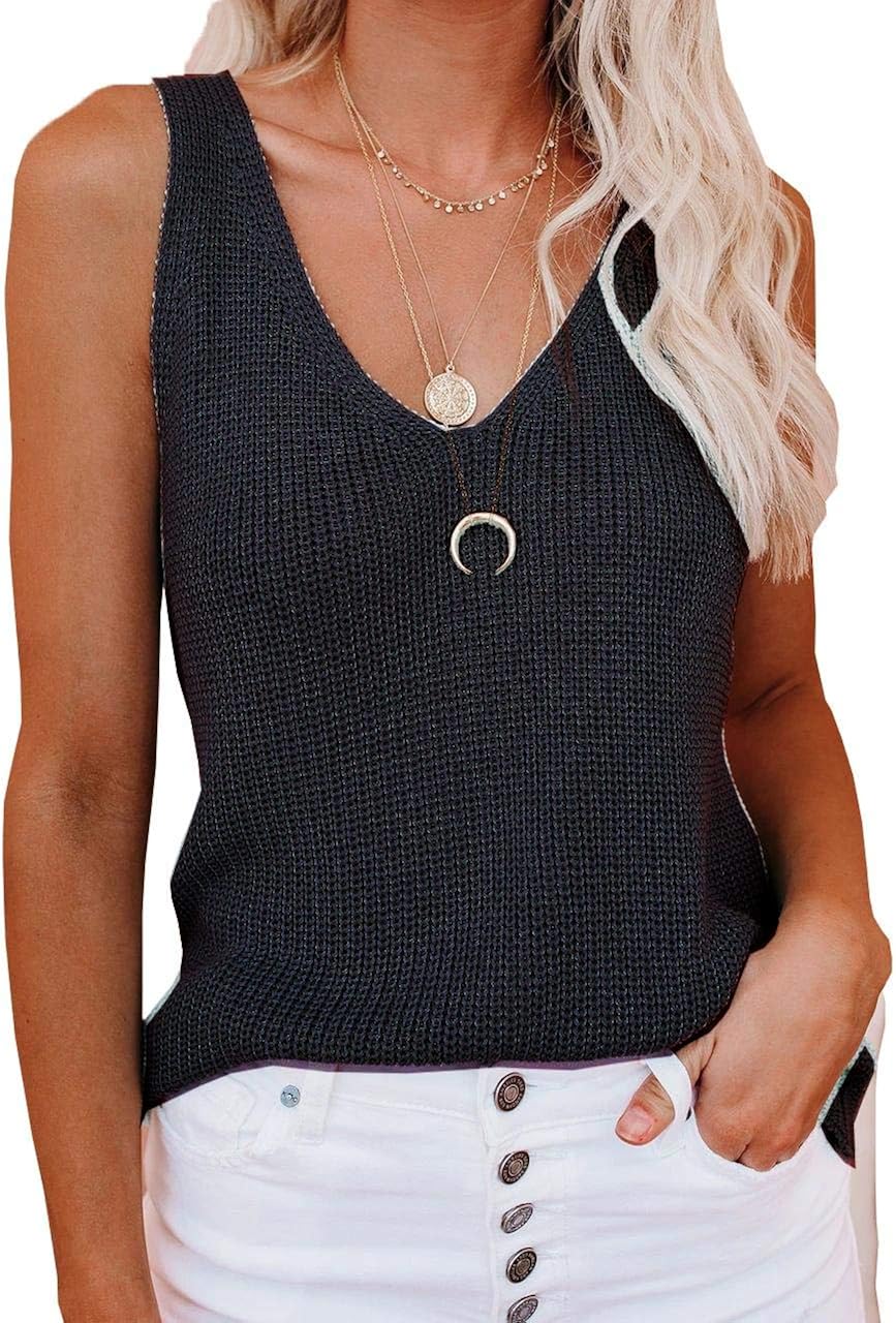 summer v neck sweater