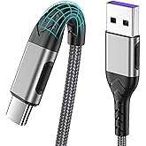 Durcord USB C Cable, Upgarded 2Pack 10ft Fast USB Type C Charging Cable for Android/Phone/Pad/Laptop, Type C Charger Braided USB Cable Compatible withi Phone 17/16/15/Pro/Plus/Max/Sam.Sung-Silver