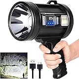 MIXILIN Rechargeable Spotlight, 90,000 Lumens