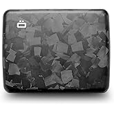 ÖGON -DESIGNS- Forged carbon fiber wallet, Large capacity with metal lock, RFID Protection against fraud & demagnetization, Smart Case Oslo Large model