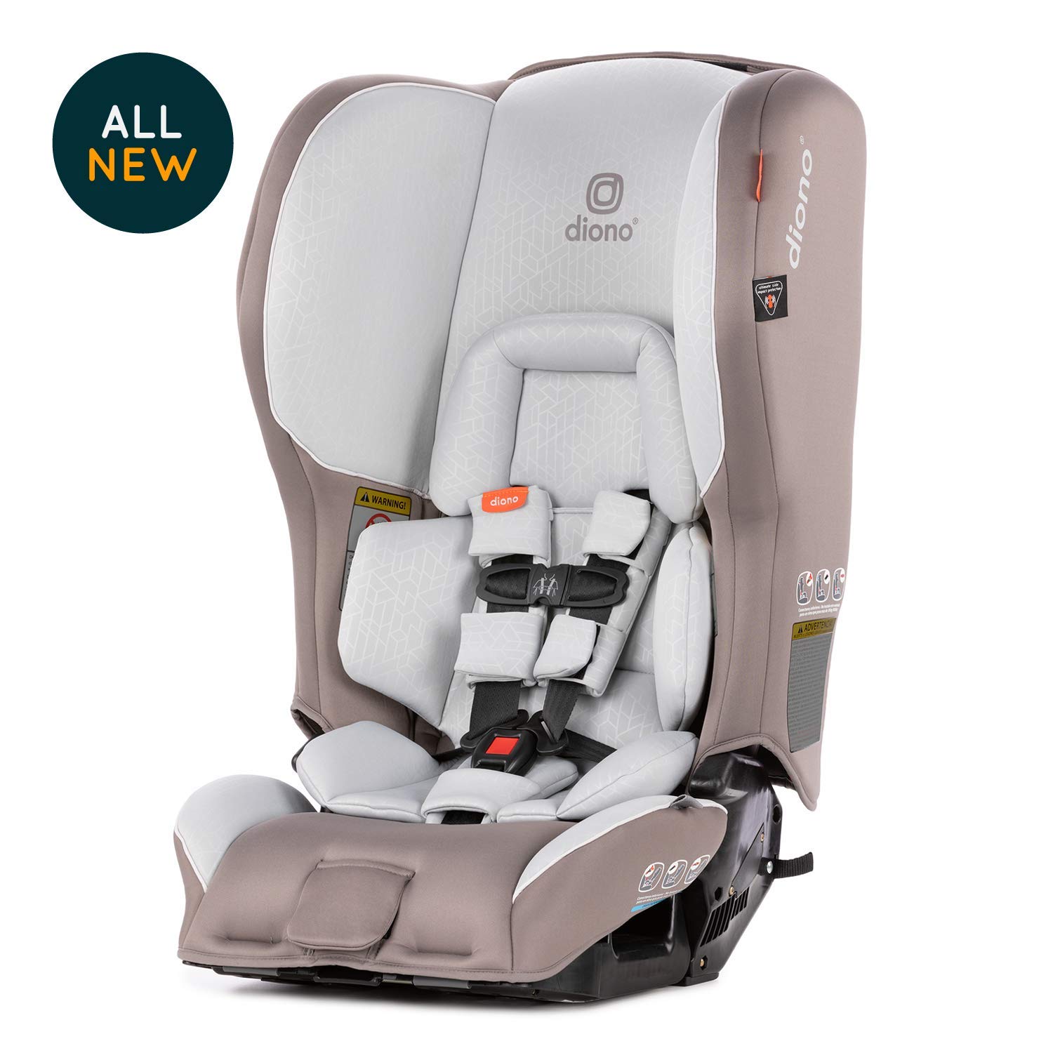 Diono Rainier 2AX Convertible Car Seat Ultimate Luxury Extended Rear