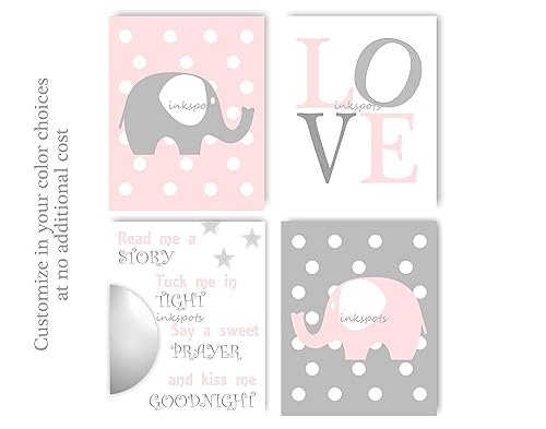 baby girl elephant nursery decor