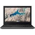 Lenovo 100e 2nd Gen 11.6"" Rugged & Spill Resistant Laptop HD Chromebook Laptop 81ma000tus Armv8 Processor Rev2 (v8l) 4GB Ram 32GB SSD, Black (Renewed)