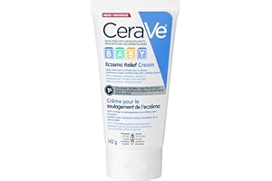 CeraVe Baby Eczema Relief Cream, Soothing Moisturizer for Eczema Prone Skin with 1% Colloidal Oatmeal and Ceramides, Fragranc
