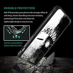 TnXee Compatible with iPhone 14 Pro Case,Ghost Face