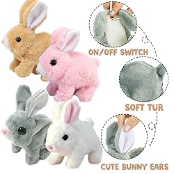 noxozoqm Bunby - My Realistic Bunny Toy,Bundy