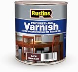 Rustins Polyurethane Varnish Mahogany Satin 500ml
