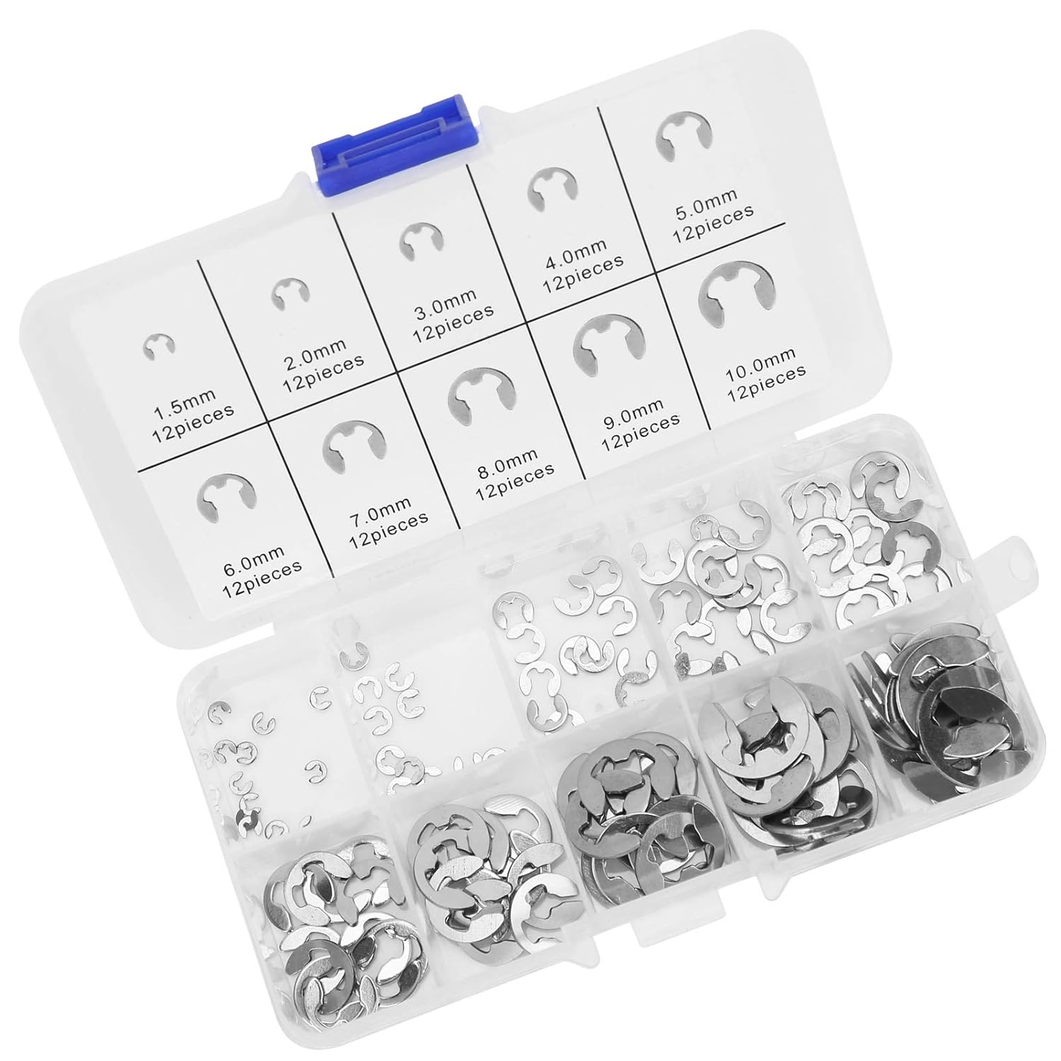 Hardware Fasteners, Stainless Steel E Clip Washer Great Workmanship