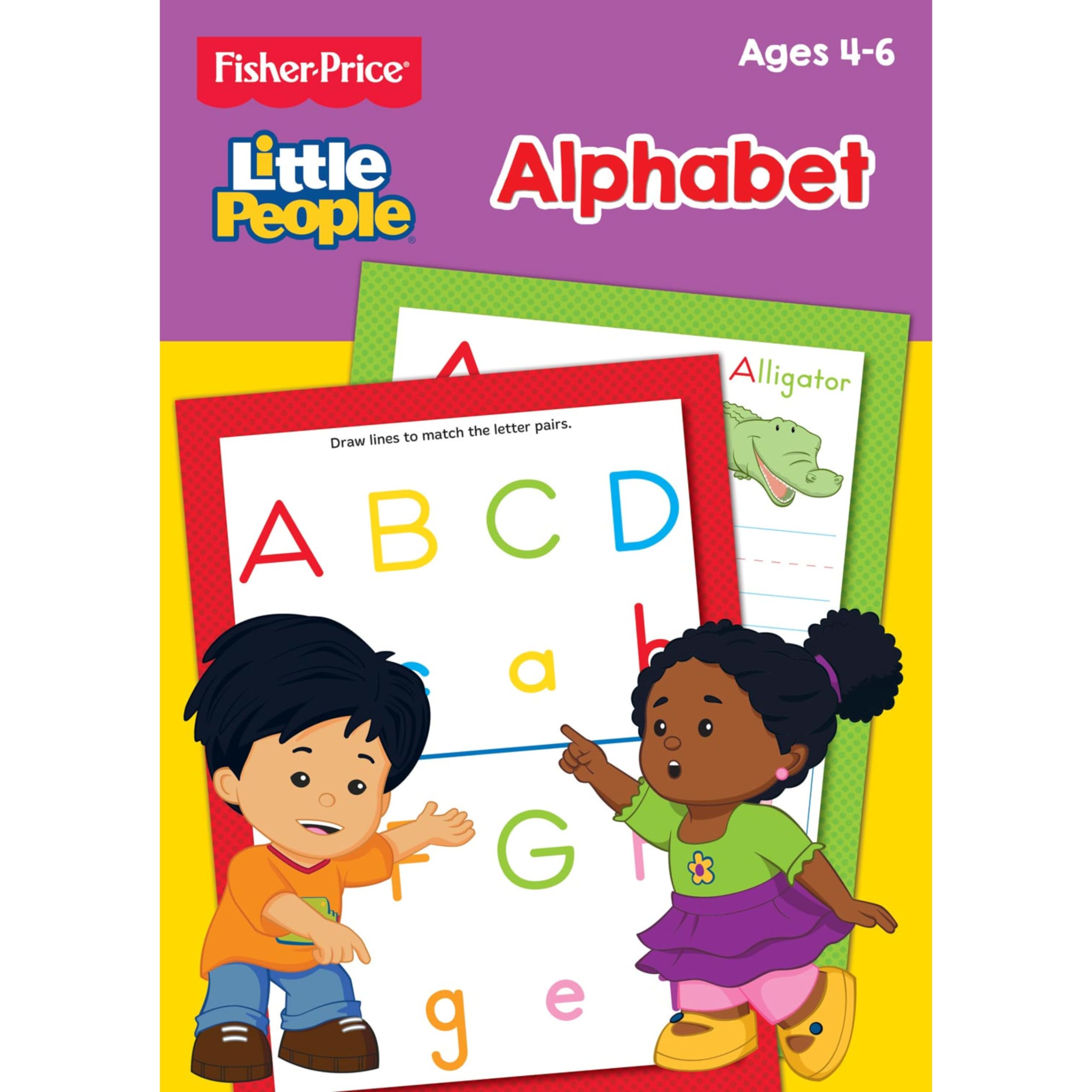 ALLIGATOR - Fisher Price Alphabet Activity Book, For Children, Alphabet Book, Colouring Books, Kids Colouring Books, Colouring Book