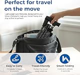 Life Folding Walking Stick Adjustable Height Lightweight Aluminium Cane view 5