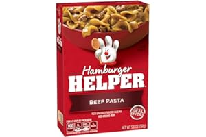 BETTY CROCKER Hamburger Helper, Beef Pasta, 5.6 Ounce Boxes (Pack of 6)