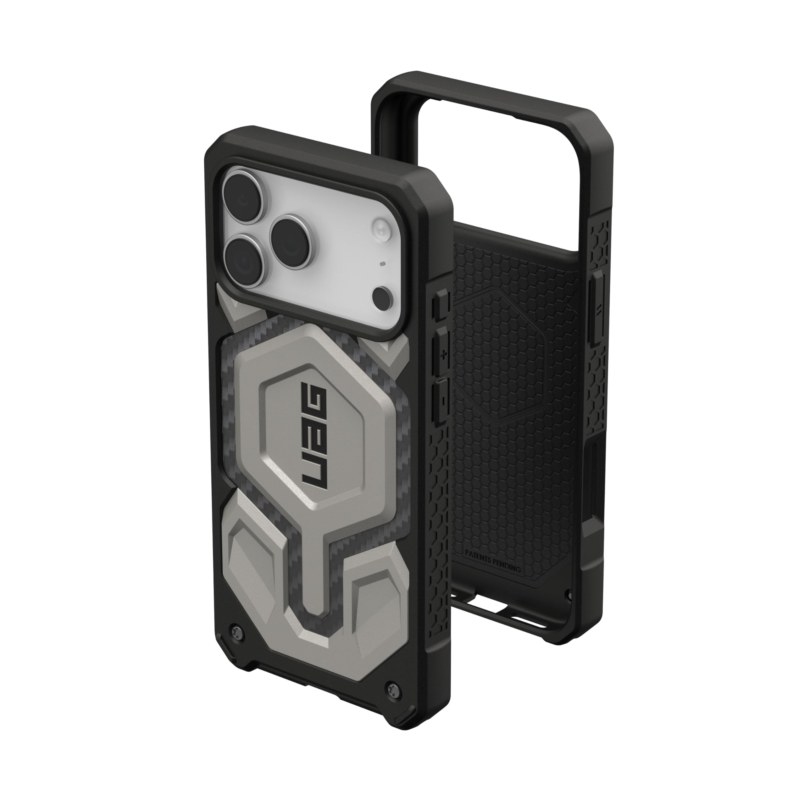 URBAN ARMOR GEAR UAG Designed for iPhone 17 Pro Max Case Monarch Pro - Compatible with MagSafe Military Grade Protective Cover, Titanium