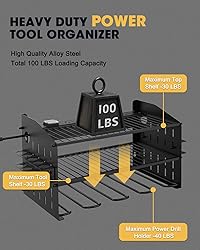 WellMall Power Tool Charging Station - 3 Layer Wall