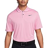 Nike Golf Dri-Fit Tour Micro Print Shirt Light Armory Blue 440