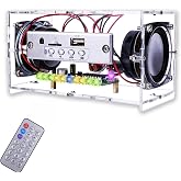MiOYOOW DIY Bluetooth Speaker Kit, STEM Soldering Practice Kit for Adults | with LED Lights, Build Your Own Stereo Speaker, Hands-On Electronic Soldering Project, Circuit Board Kit for Teens &amp; Students