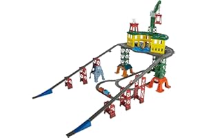 Thomas & Friends Toy Train Set, Super Station, Extra Large Race Track with Motorized Thomas, Diecast Percy & MINIS James for Ages 3+ Years