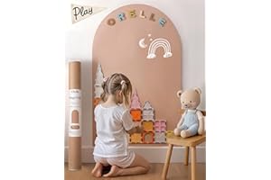 Orelle MagicWall | Magnetic Arch Wall Decal – Repositionable & Renter-Friendly | Peel & Stick Magnetic Wall Decal Chalkboard 