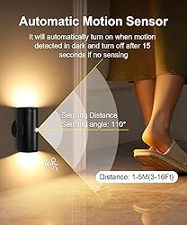 2 Pack LED Motion Sensor Night Light