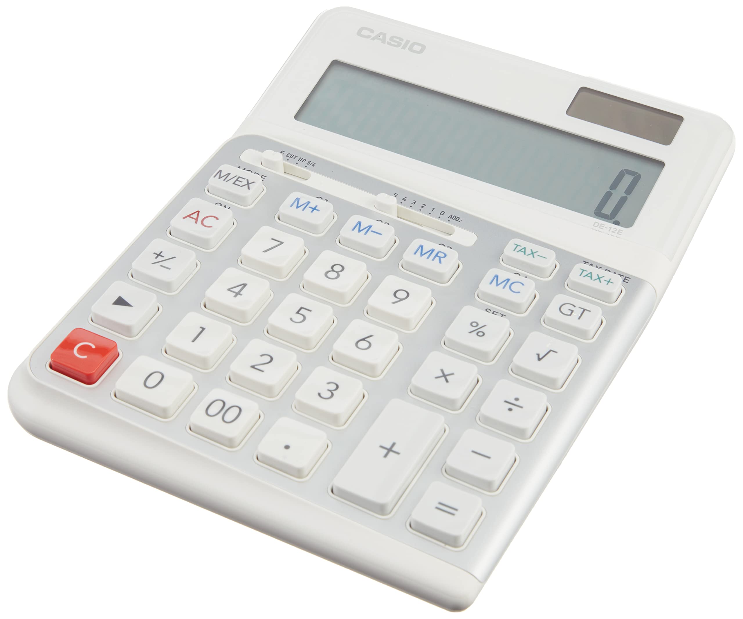 Casio DE-12E 12-Digit Ergonomic Business Desktop Calculator