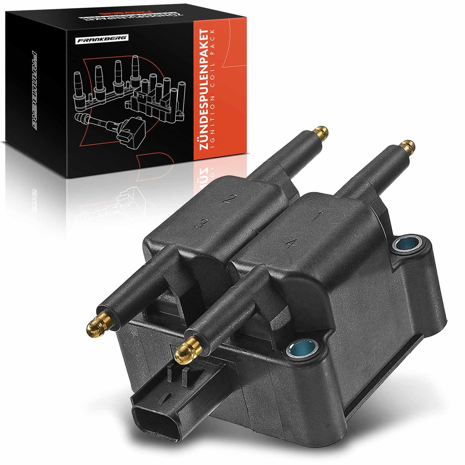 Frankberg Ignition Coil Compatible with M-i-n-i Cooper One M-i-n-i S Works John Cooper Works R50 R52 R53 1.6L petrol 2001-2007 12131487707