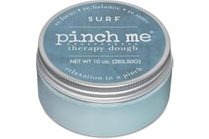Pinch Me Therapy Dough - Holistic Aromatherapy Stress Relieving Putty - 10 Ounce Surf Scent