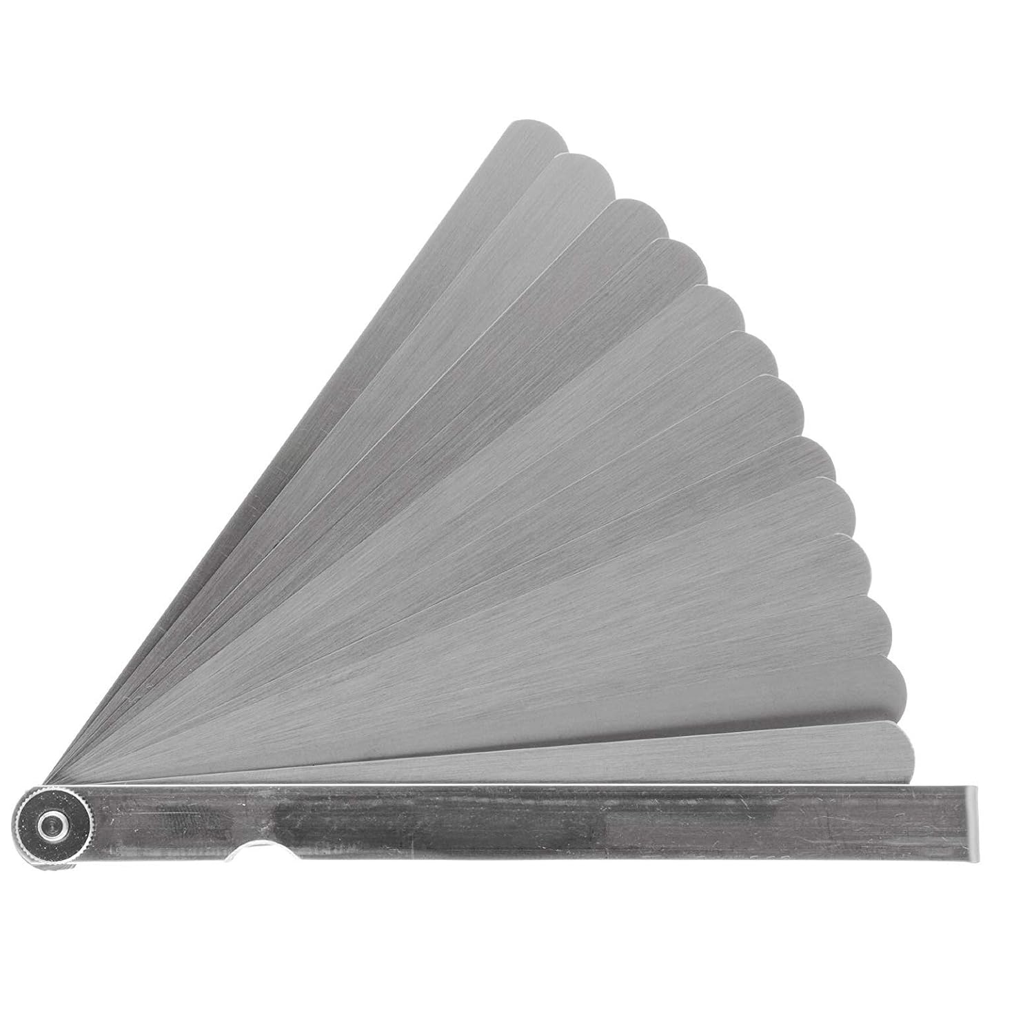 Cyful Stainless Steel 14 Straight Leaves Metric 0.05 to 0.5mm Feeler