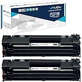 LCL Compatible Toner Cartridge for Canon CRG-125 125 3484B001 3484B001AA (2-Pack,Black) for Canon ImageCLASS MF3010 LBP6000 L