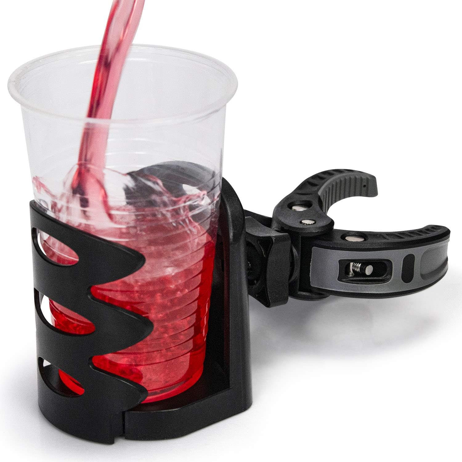 Sheer Living Wheelchair Cup Holder, Clip On Cup Holder for Walker, Rollator Cup Holder, Portable Universal Cup Holder for Chair, Mobility Scooter, Power Chair Cup Holder, Walker Cup Holder, No Tools: Health & Personal Care
