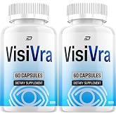 VisiVra Capsules Visual Support Supplement - Visi Vra Pills Advanced Formula for Healthy Vision, 2 Pack - 120 Capsules