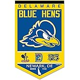 College Flags & Banners Co. Delaware Blue Hens Heritage History Banner Pennant
