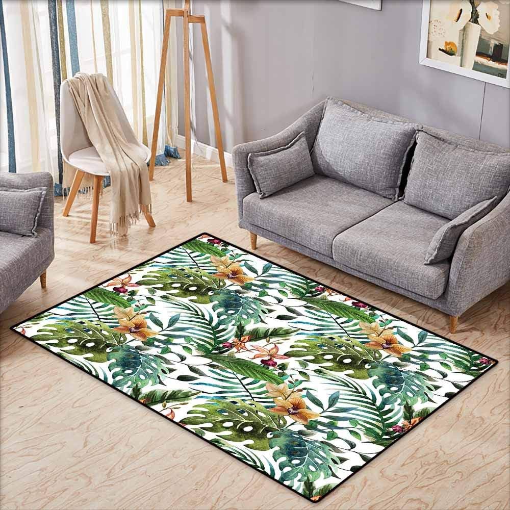 Alfombra para niños, diseño Retro de Hojas de los años 60, con diseño