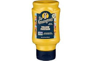 Sir Kensington's Mustard, Yellow, Gluten Free, Certified Vegan, Non- GMO Project Verified, From 100% Grade-A Mustard Seeds, Shelf-Stable, 9 oz