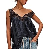 Women Lace Trim Pleated Tank Top Y2K Ruffled V Neck Sleeveless Backless Cami Top Sexy Going Out Flowy Party Shirt