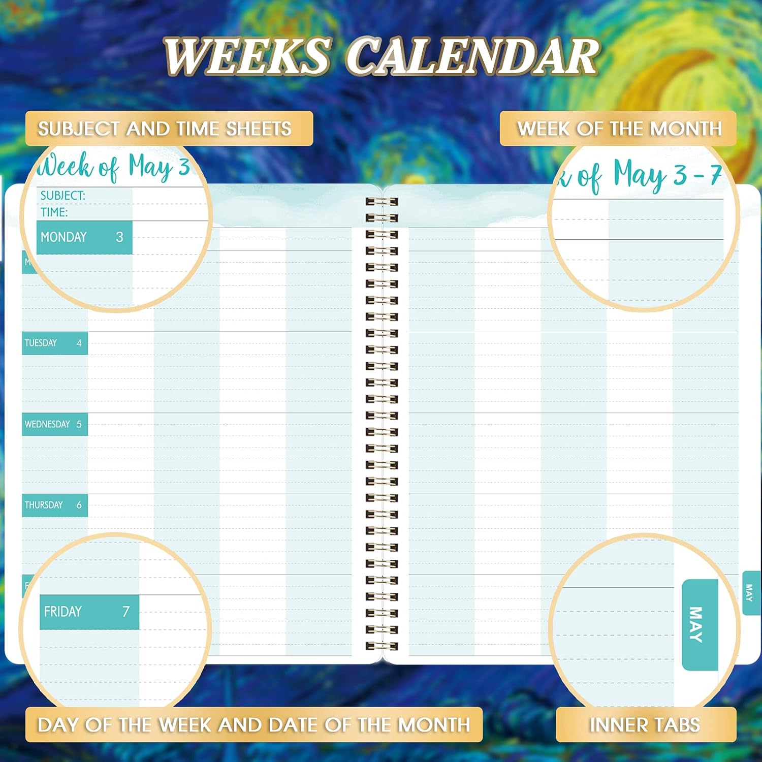 Teacher Planner 2021-2022 - Academic Planner from July 2021 - June 2022, 8'' x 10'', Lesson Plan Book, Weekly & Monthly Lesson Planner with Quotes : Office Products