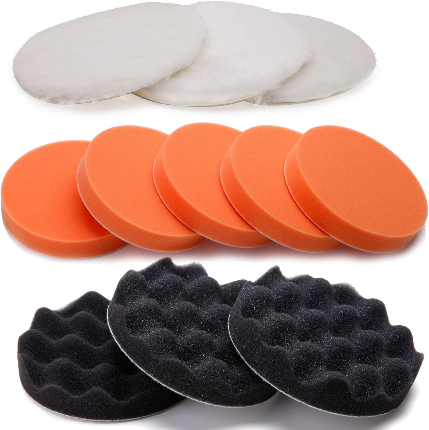 SurePromise 18 pcs Polish Sponge Kit For Car Polisher Sander Polishing