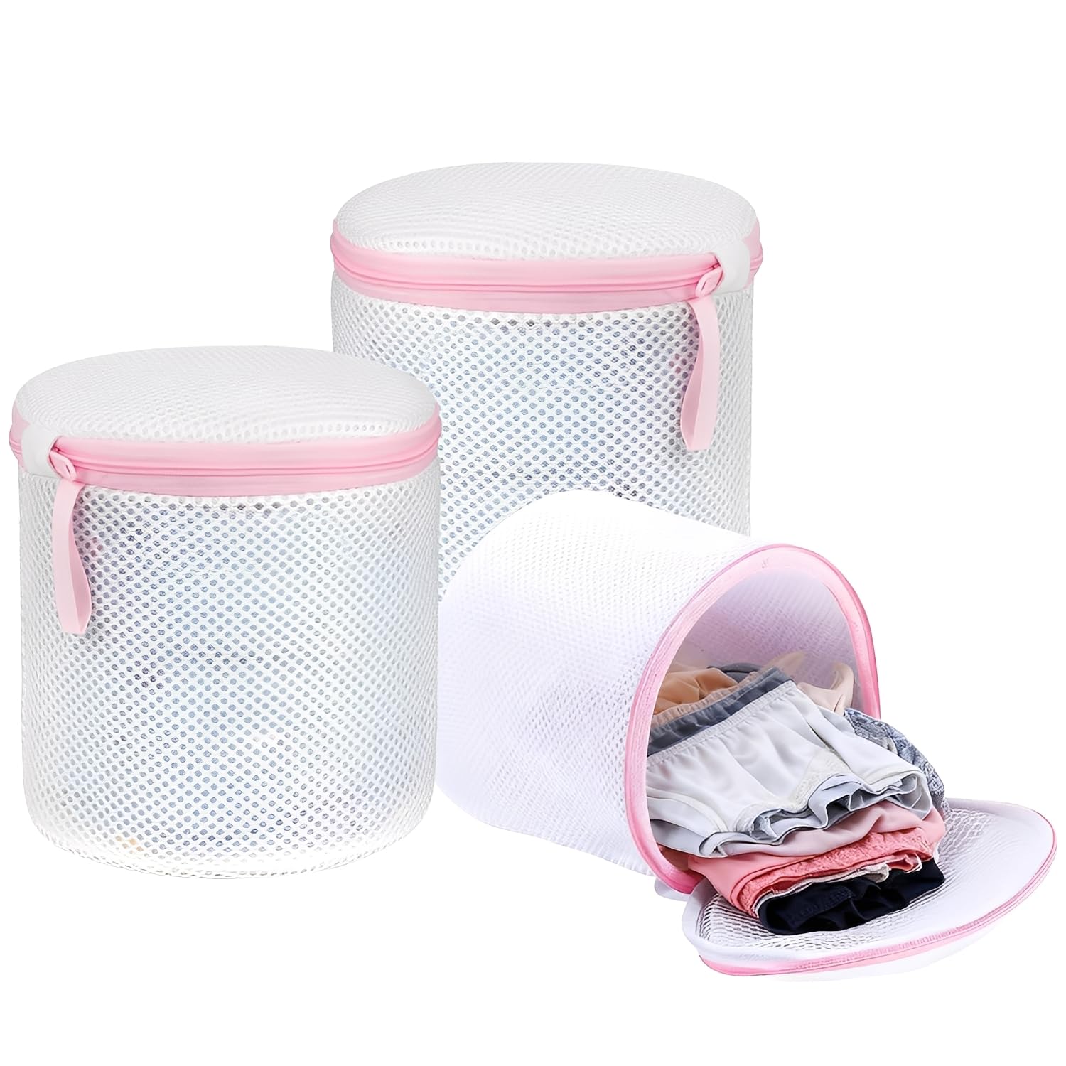 Esshogo Set of 3 Laundry Nets, Bra Laundry Bags, Laundry Bags for Washing Machine, Reusable Laundry Bag, Mesh Laundry Bag Set, Laundry Bag, Delicate Wash Bra Wash Bag