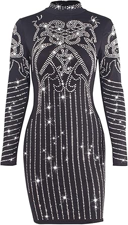 geometric bodycon dress