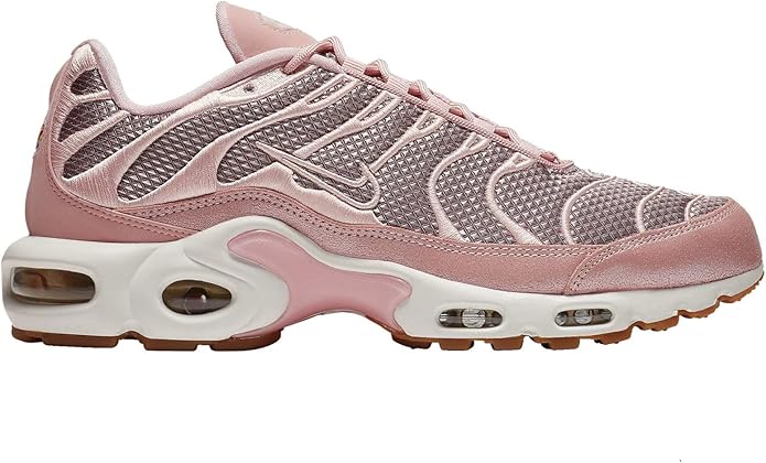 nike air max plus womens white and gold
