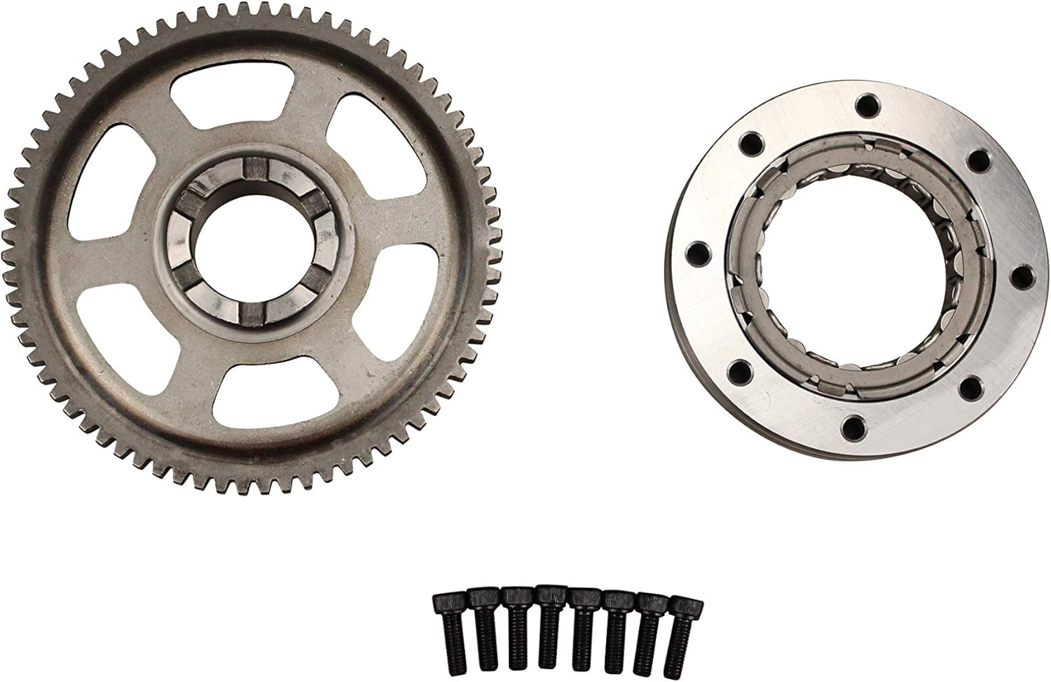Amazon Com One Way Starter Clutch With Gear Fits Polaris Predator 500 2003 2007 Outlaw 500 2006 2007 Automotive