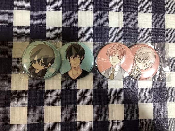 Amazon テンカウント Agf17 缶バッジセット 黒瀬陸 城谷忠臣 アニメ 萌えグッズ 通販