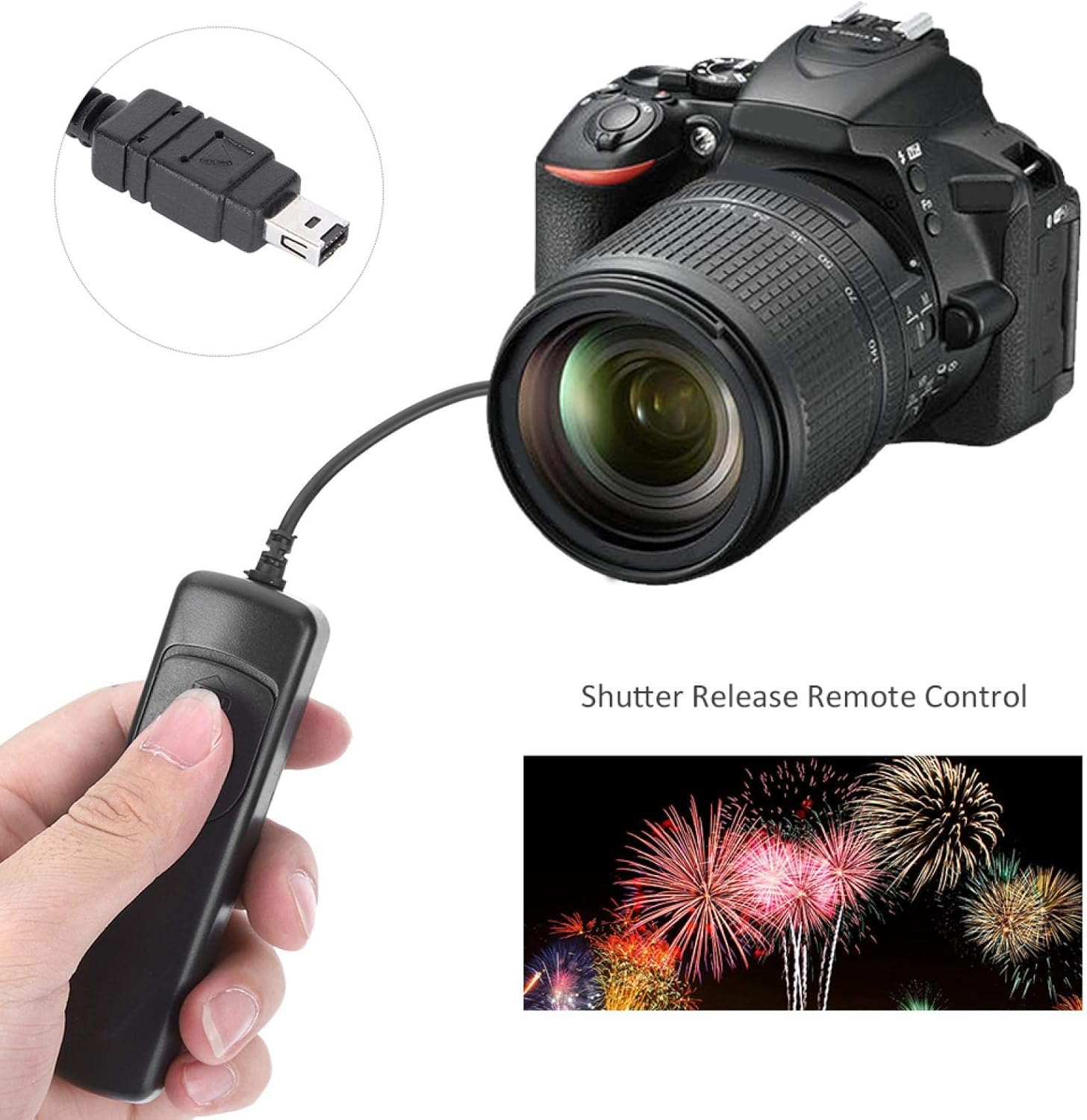 Digital Camera Accessories With Auto Focusing And Metering For Nikon D7100 D5000 D5100 D50 D5300 D5500 D5600 D3100 D30 D3300 Camera Dauerhaft Mc Dc2 Shutter Release Remote Control Cable Shutter Release Cords
