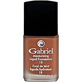 Gabriel Cosmetics Liquid Foundation, Organic Formula- 1 fl oz. (Almond, 1.0)