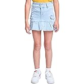 YMI Girls YMI Girls Cargo Pleated Denim Mini Skirt