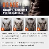 find back Abdominal Muscle Cream Fat Burner Slim Tighten Arms Thighs Men Women view 4